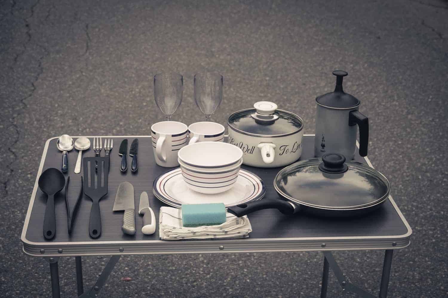 camping dishes