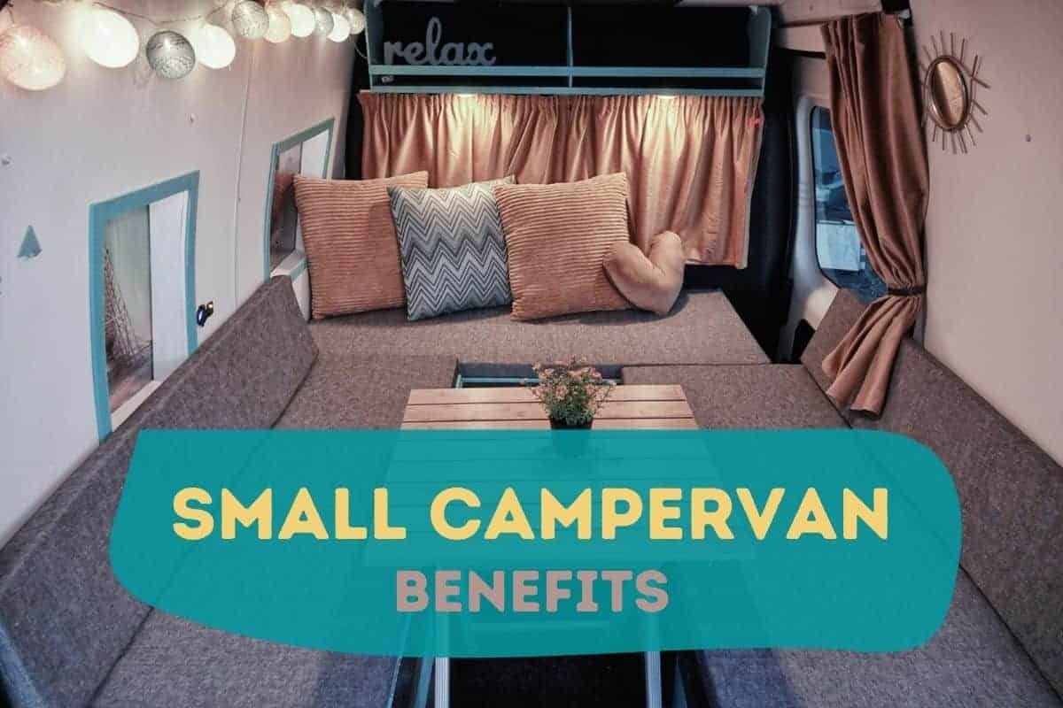 compact campervan interior